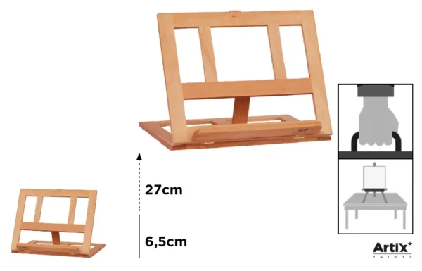 PUPITRE DE BUREAU BOIS 34,5 x 26 x 6,5 c