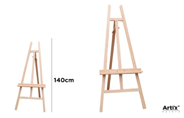 CHEVALET À LYRE EN BOIS 61 x 91 x 140 cm