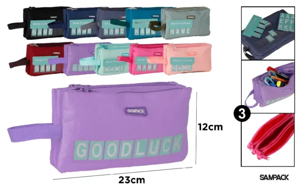 SAMPACK TROUSSE À TROIS FERMETURES ÉCLAI