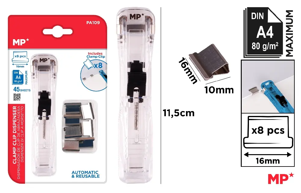 DISTRIBUTEUR DE CLIPS
