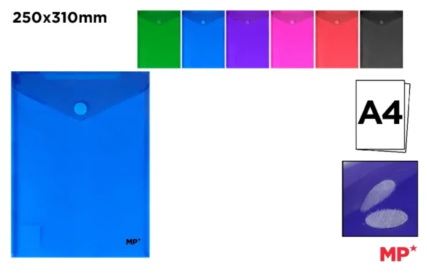 POCHETTE ENVELOPPE EN PLASTIQUE À SCRATC