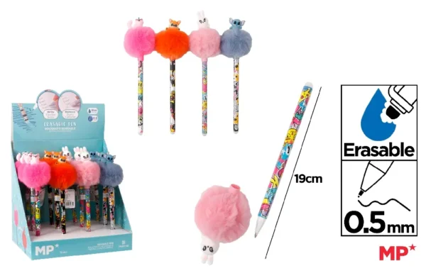 ERASABLE CHRISTMAS PEN 12PCS