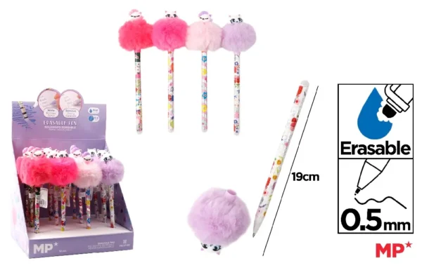 ERASABLE CHRISTMAS PEN 12PCS