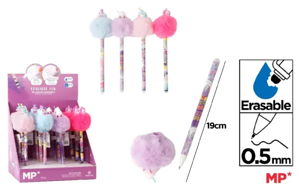ERASABLE CHRISTMAS PEN 12PCS