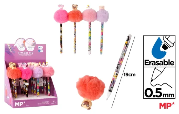 ERASABLE CHRISTMAS PEN 12PCS
