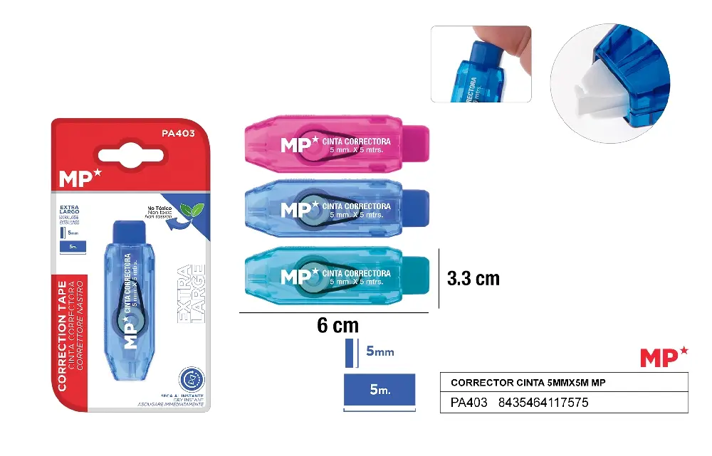 RUBAN CORRECTEUR 5 mm x 5 m