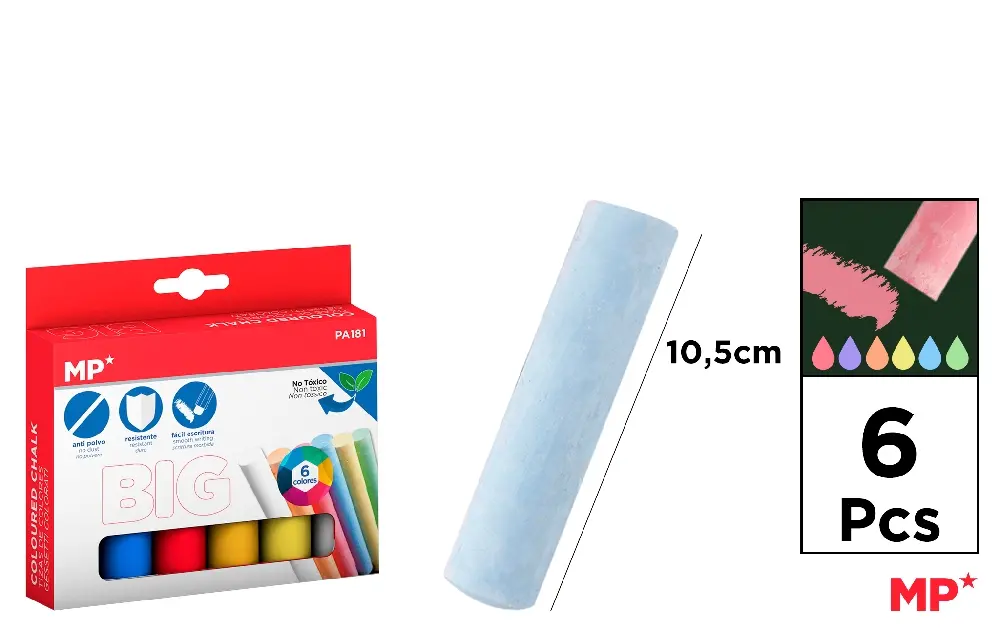 CRAIE GÉANTE 6 COULEURS