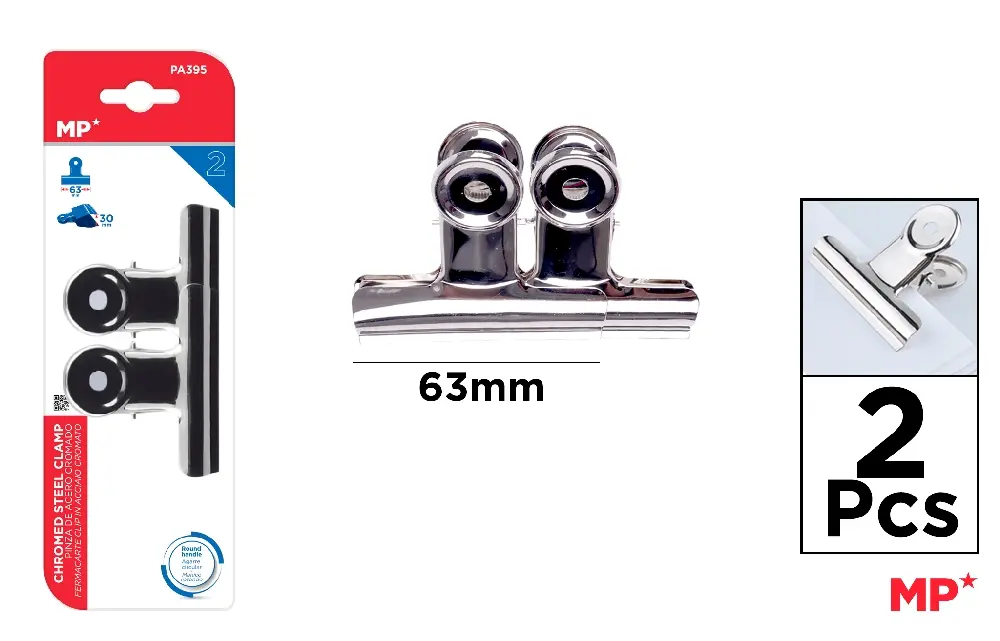 PINCE À DESSIN BULLGOG CHROMÉ 63 mm 2 Ud