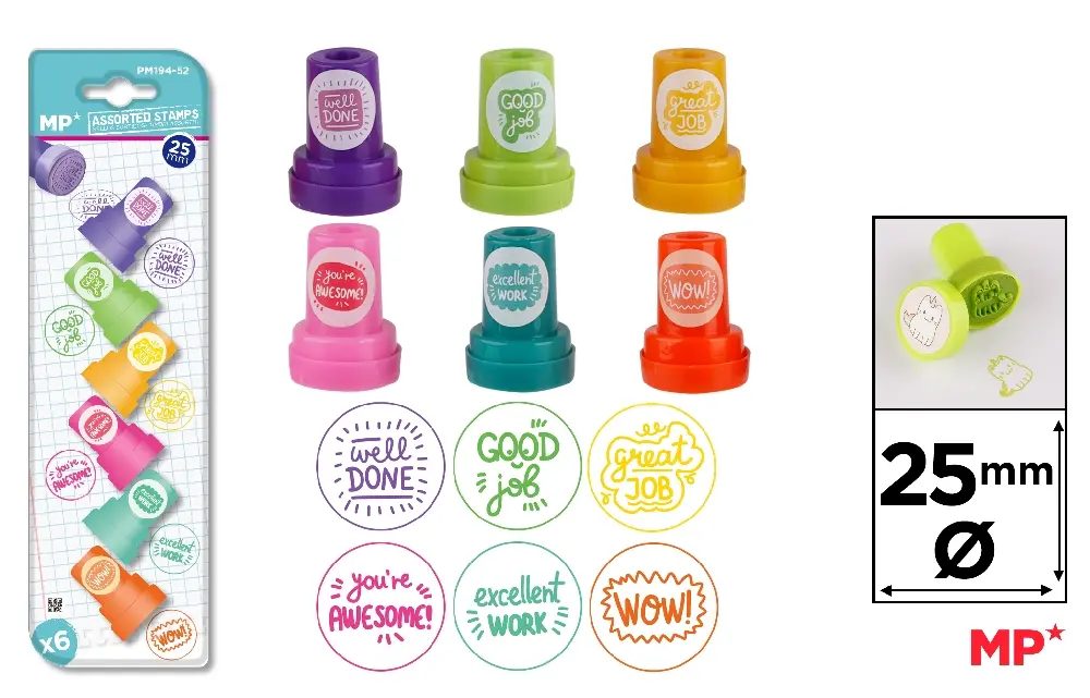 TIMBRES POUR ENFANTS ASSORTIS.