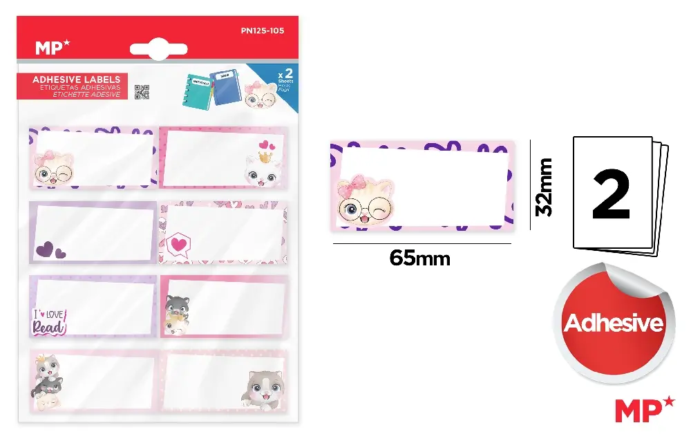 ÉTIQUETTES ADHÉSIVES DÉCO PERSONNALISABL