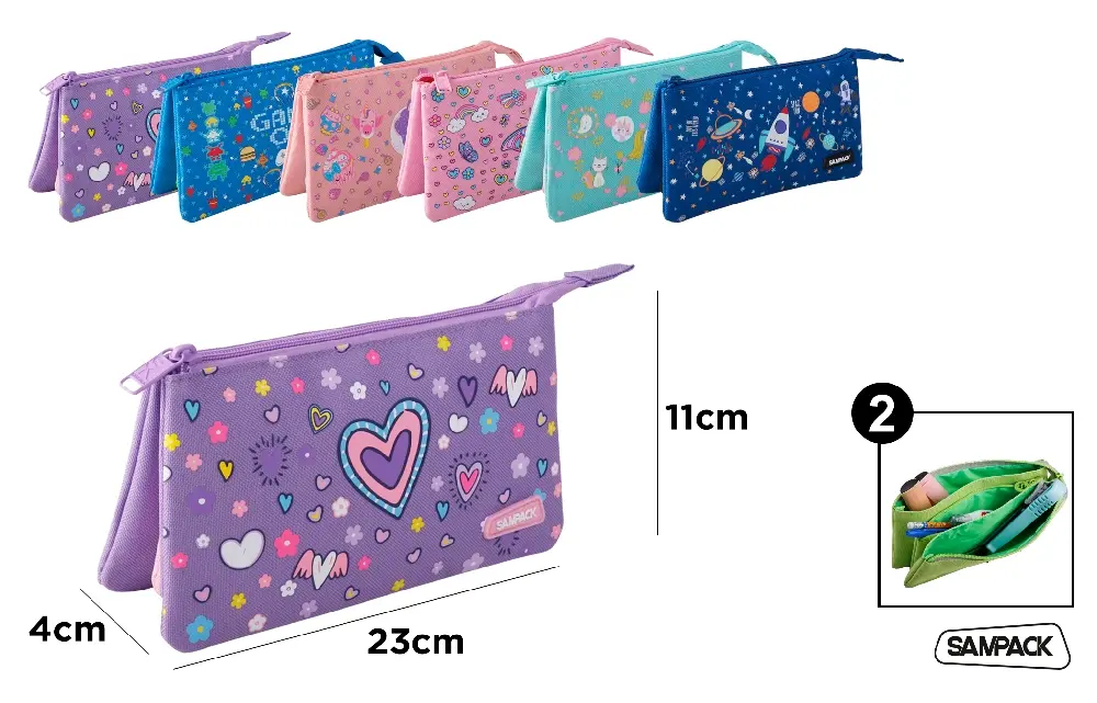 TROUSSE AVEC COMPARTIMENT INTÉRIEUR