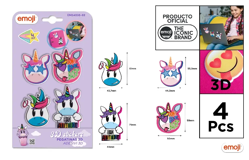 AUTOCOLLANTS 3D POUR ORDINATEUR PORTABLE