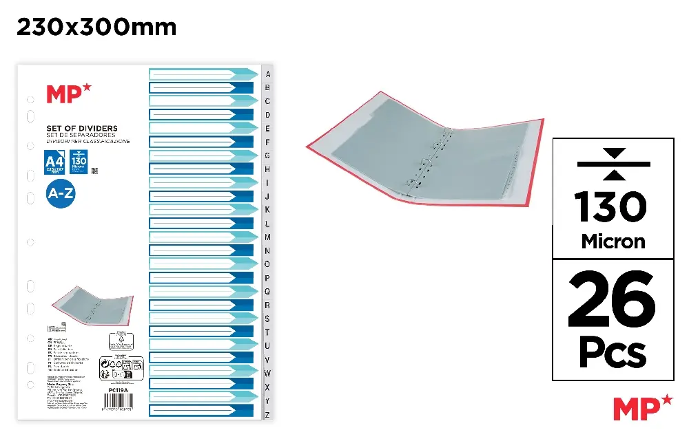 INTERCALAIRES A-Z A4