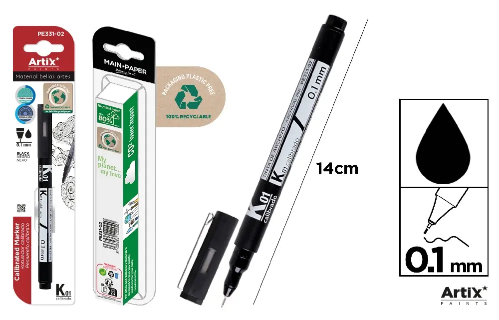 MARQUEUR CALIBRÉ 0,1 mm.