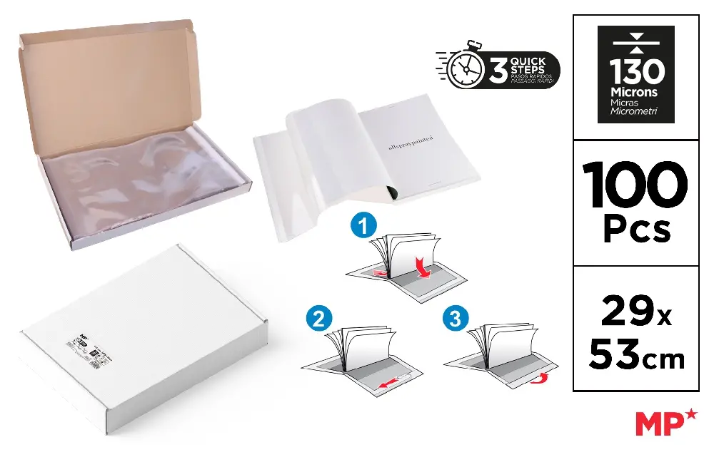 COUVRE-LIVRES 29 cm ANTI-DÉCHIRURE 130 M