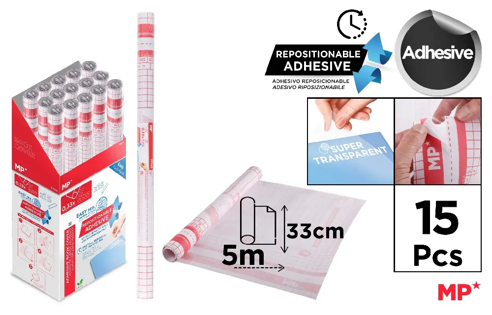 COUVRE-LIVRES 0,33 x 5 m.