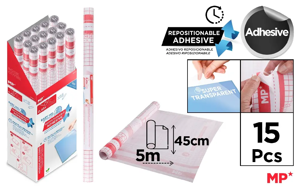 COUVRE-LIVRES 0,45 x 5 m.