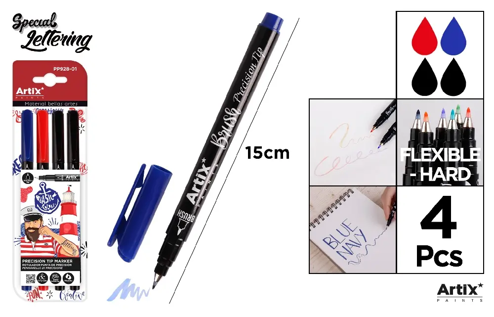 FEUTRE À POINTE DE PRÉCISION 4 Unités