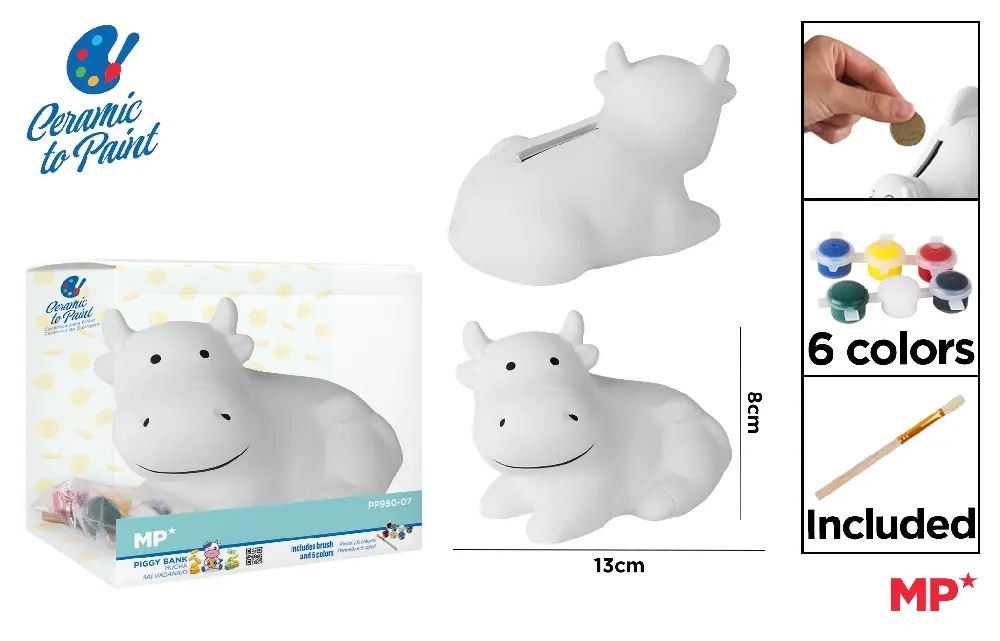 TIRELIRE EN CÉRAMIQUE.