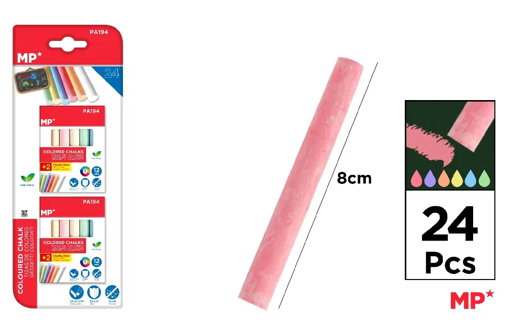 CRAIES DE COULEUR 24 Uds.