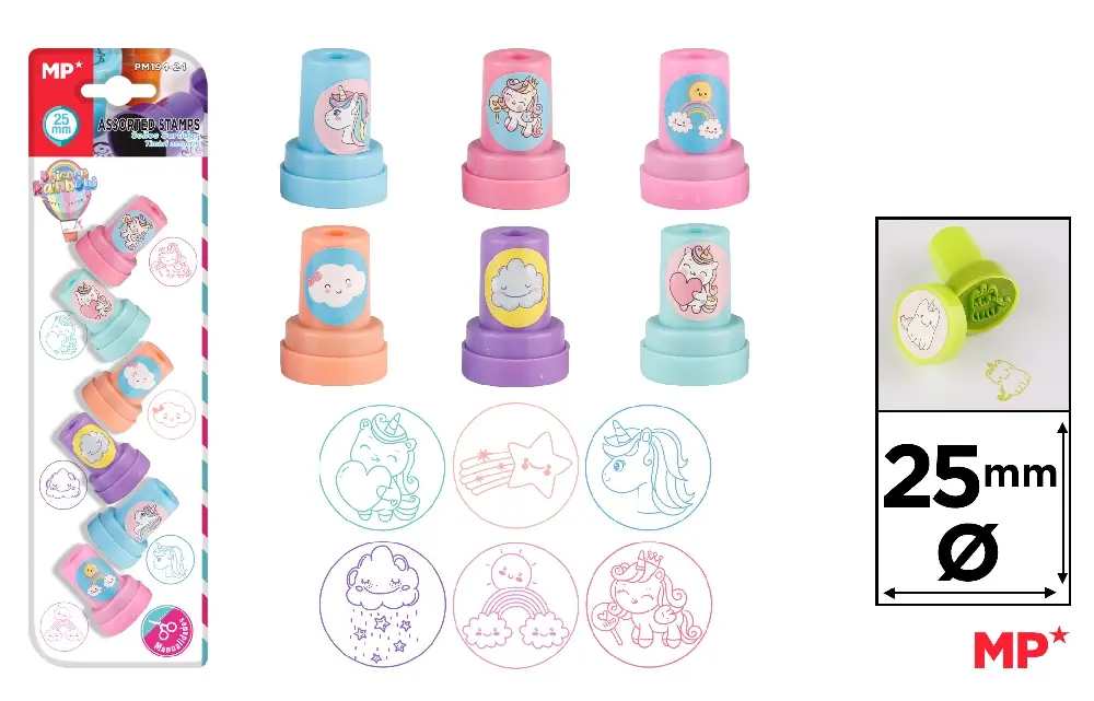 TAMPONS ENFANTS ASSORTIS.
