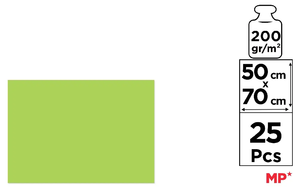 CARTON 50 x 70 cm HERBE