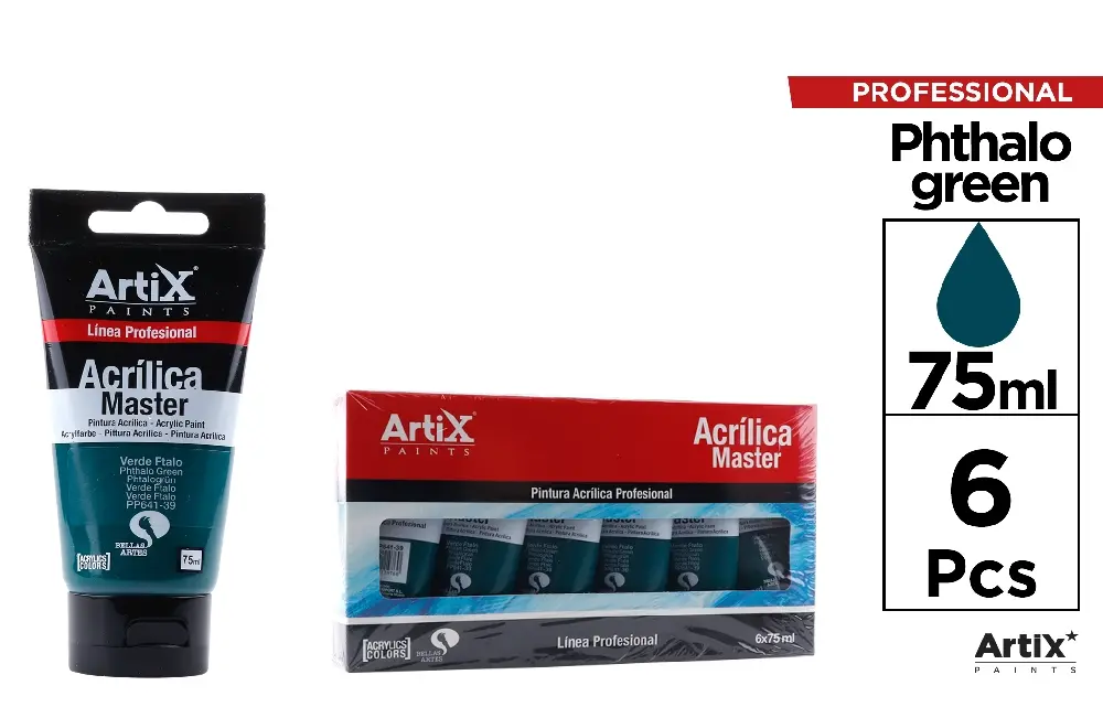 PEINTURE ACRYLIQUE EXPERT 75 ml VERT DE