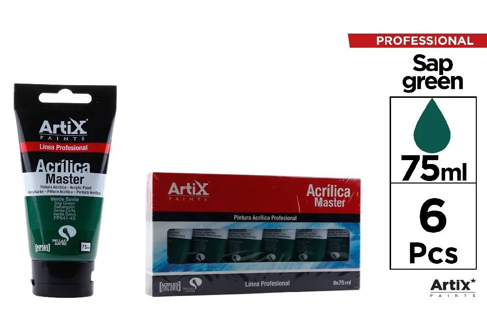 PEINTURE ACRYLIQUE EXPERT 75 ml VERT SAP