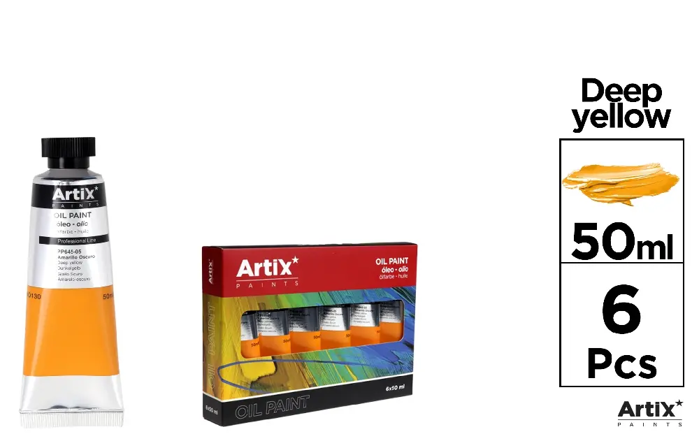 PEINTURE À L HUILE EXPERT 50 ml JAUNE FO