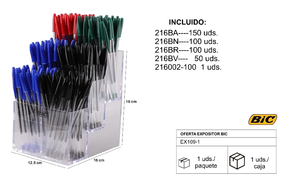 OFFRE PRÉSENTOIR BIC